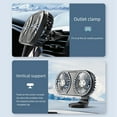 thumbnail image 2 of USB Car Air Outlet Dashboard Mini Fan 5V Auto Ventilation Fan, 2 of 8