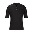 thumbnail image 3 of zfhfof Men's Knit Polo Shirts 2024 Summer Short Sleeve Casual Vintage Shirts Texture Lightweight Classic Golf Shirts, 3 of 5