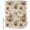 Brown, variant on Small Stall Shower Curtain 48x72 Inch Narrow Half Size Fox Squirrels Mushrooms Bath Curtains Bathroom Decor, Fall Botanical Berries Waterproof Fabric Shower Curtain Set with Hooks 48 Inch