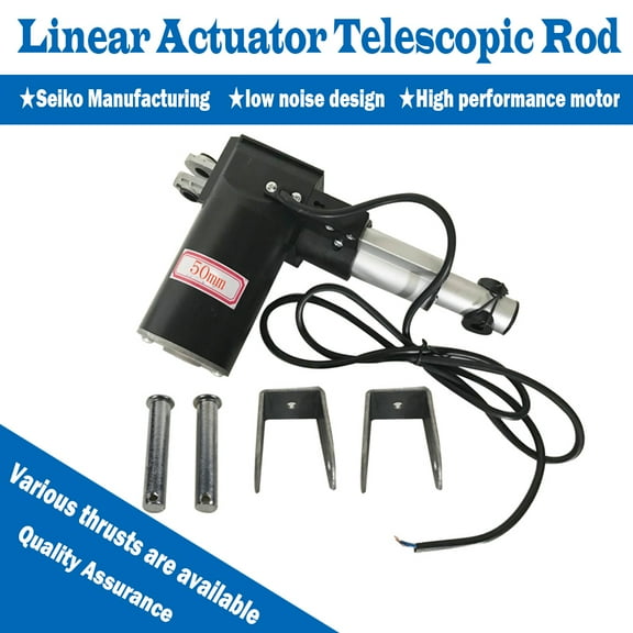 TECHTONGDA Linear Actuator 24V DC Electric Motor 1320lbs(6000N) Heavy Duty Actuators Controller Stroke 1.96"(50mm)