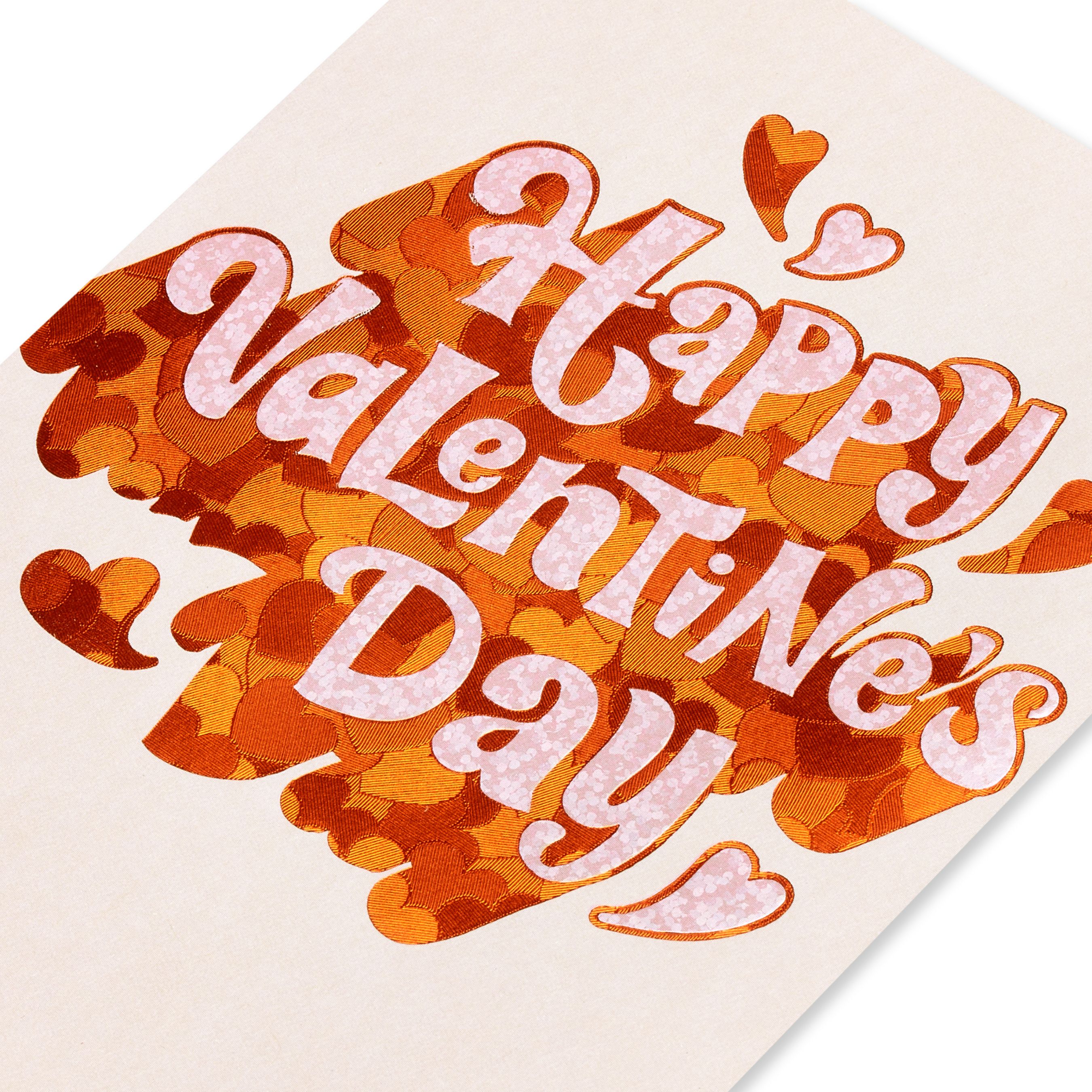 American Greetings Valentine's Day Card, Happy Valentine's Day Lettering