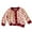 Rouge, variante sur Besolor Manteaux pour Tout-Petits Filles Garçons Imprimés Manches Longues Col Ras du Cou Boutonné Veste Chaude Manteau Vêtements d'Automne