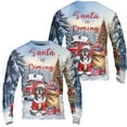 thumbnail image 3 of Santa is Coming French Bulldog Merry Christmas Xmas Noel Truck Tree All Over Print 3D Sweatshirt Unisex Merch Dog Lover Gifts - 02023, 3 of 6