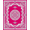 Pink, Pattern 4, variant on ODIKA 2x3 Machine Washable Non-Slip Area Rug, Luxurious Blossom Tabletop Display Platform Artistic Background High Traffic Rug, Pink, 568226