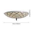 thumbnail image 2 of 4-Light Tiffany Stained Glass Ceiling Light Vintage Decor for Living Room, Bedroom, Kitchen, Hallway, 2 of 10