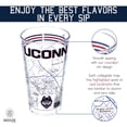 thumbnail image 4 of Greenline Goods University of Connecticut Pint Beer Glasses Set of 2 - Full Color Huskies Logo & Campus Map – UConn Huskies Gift Idea for College Grads & Alumni - College Glassware, 4 of 6