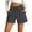 a2:Dark Gray, variant on Lutiedan Shorts for Women Elastic High Waisted Casual Stretchy Summer Beach Pants Loose Comfy Pull On Drawstring Shorts with Pockets