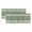 Dark Sage Green, variant on Sage Green Valances for Windows, Light Filtering Kitchen Curtain Valances 2 Panels, Farmhouse Sage Green White Striped Rod Pocket Short Window Treatments for Living Room Bedroom 42"Wx12"L