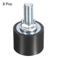 thumbnail image 3 of 8 Pack M8x23mm Thread Studs Rubber Shock 25x20mm Male Female 8 Pack M8 Lock Nuts, 3 of 6