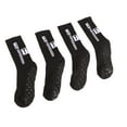 thumbnail image 2 of Calcetines de entrenamiento de fútbol para adultos, ideales para hombres y mujeres, negros, diseño antideslizante, calcetines acolchados antideslizantes para deportes, 2 of 8