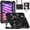 Black, variant on Case for iPad Mini 7 2024 (A17 Pro) / Mini 6 Case 8.3 inch 2021 with Pencil Holder/360 Rotate Stand/Shoulder Strap, Shockproof Cover iPad Mini 7th/6th Generation