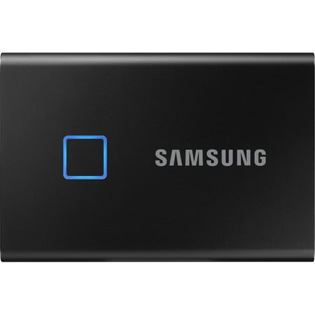 Samsung 500GB Portable SSD T7 Touch USB 3.2, Black