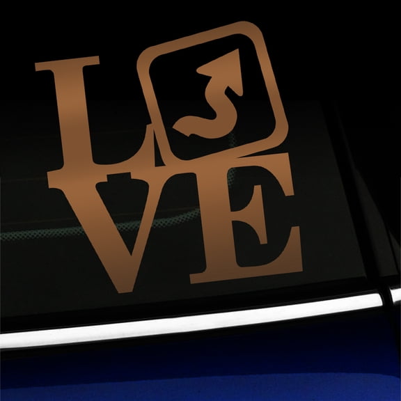 LOVE Twisties - Decal for MINI Cooper - Choose Color - [COPPER]