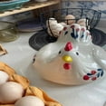thumbnail image 4 of Almacenamiento de cocina, cesta de huevos de alambre de Metal, cubierta de pollo de granja, soporte for huevos/caja organizadora/contenedor, 4 of 6