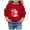 Red, variant on Girls Sweatshirt Kids Christmas Snowflake Hoodless Long Sleeve Pullover Blue 5-6 Years