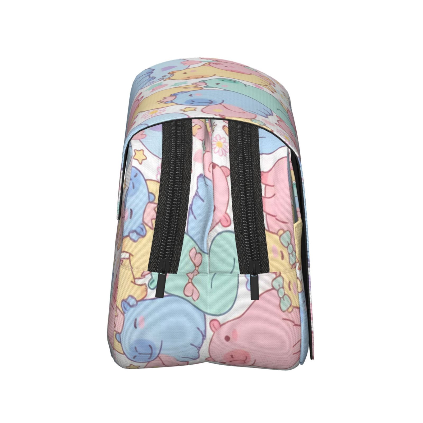 Large-Capacity Flip-Top Double-Layer Pencil Case, Multi-Functional Pocket Pen Case, Durable Stationery Organizer Capybara Pattern 1