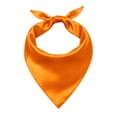thumbnail image 5 of UJNDER Womens Soft Silk-like Square Shawl Scarf with Lightweight Drape and Subtle Shine for Daily Elegant Wear Neck Scarf for Women,01_Orange,One Size, 5 of 6