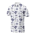 thumbnail image 2 of Mens Performance Short Sleeve Button Up Quick Dry Shirt 50+ UPF Fresh Water, Fresh Water, Size: 3X, Momentum Comfort Gear, 2 of 2