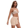thumbnail image 4 of Unique Bargains Seamless Tummy Control Butt Lifter Thigh Slimmers Slip Shorts S Beige, 4 of 6