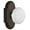 Oil-Rubbed Bronze, variant on Nostalgic Warehouse Cotwhi_Prv_238_Nk Vintage White Porcelain Privacy Door Knob Set -