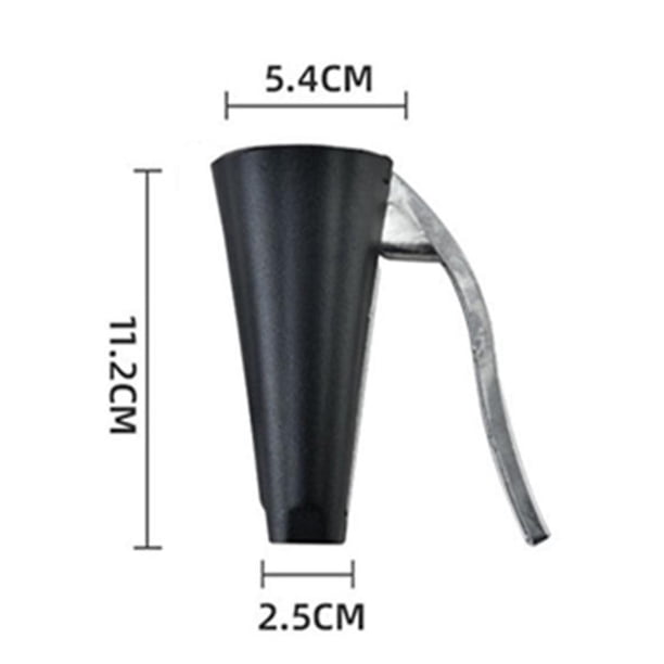 Batería de Cocina Clip de castaño multifuncional con forma de embudo ligero para cocina casera (negro) Ndcxsfigh Libre de BPA