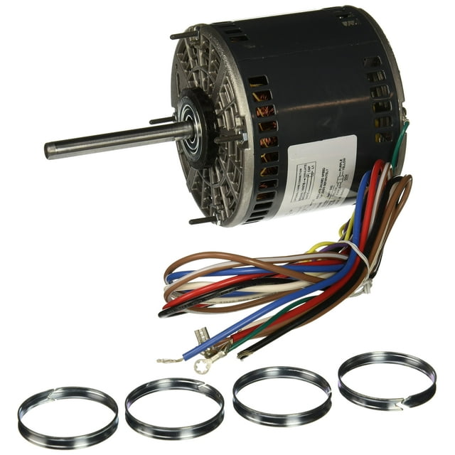 Marathon X015 48Y Frame 48A17O151 Open Air Over Direct Drive Motor, 1 Phase, Permanent Split Capacitor, Ball Bearing, 1/3 hp, 1625 RPM, 3 Speed, 115 VAC