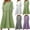 Green, variant on Gspmoly Summer Dresses, Womens Spring and Summer Round Neck Cotton and Linen Casual Pocket Short Sleeved Dress Wedding Dresses for Women Clearance