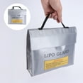 thumbnail image 4 of Shisuyan 1 Pce Pochette de Batterie Résistante à la Chaleur Sac de Protection Ignifuge (Argent), 4 of 8