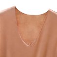 thumbnail image 5 of Plus Size Women's Regular Fit Sleeveless V Neck Solid Color Tank Tops Soft Lightweight Comfy Casual Daily Wear Summer Outfits | CSEONE,Khaki 4XL, 5 of 6
