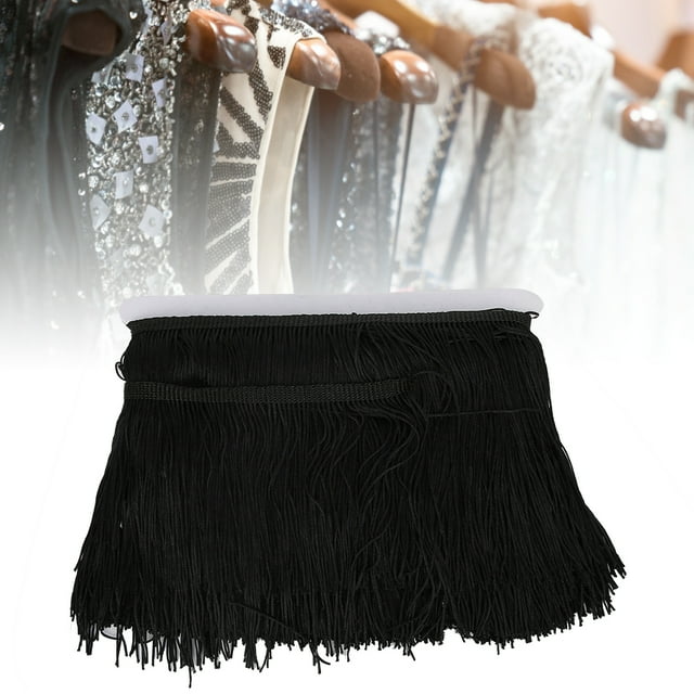 Polyester Lace Trim Ribbon for Sewing, High Strength Fringe Tassel, Latin Dance Costumes, Various Stage Costumes