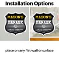 thumbnail image 3 of Mason's Garage I Can Fix Everything But Stupid (2 Pack) 12 inch X 12 inch Shield Shaped Heavy Duty 3.2 mil Vinyl Decals To last, Gift for Dads and Uncles Classic Americana Crafted in, 3 of 6