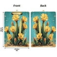 thumbnail image 2 of Beautiful Cactus Acrylic Clipboards A4 Standard Size Clipboard 12.5" X 9" Clip Board for Office School Teacher Women Men, 2 of 8