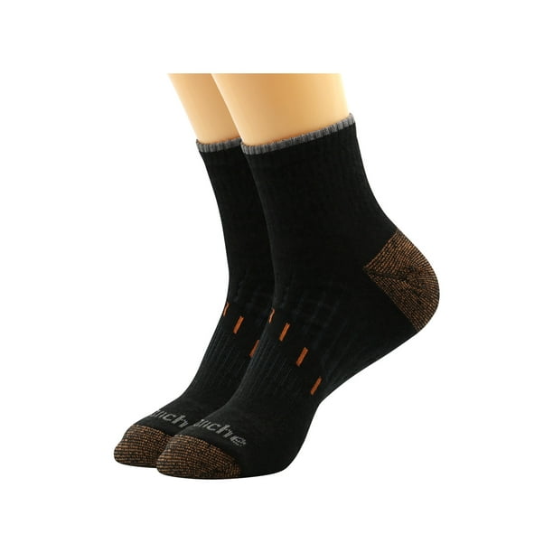 Avalanche Men's Copper Infused Odor Resistant Quarter Crew Socks