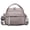 Gray, variant on Women's Lightweight Nylon Crossbody Bag with Handle, Zipper Pocket, Compact Briefcase