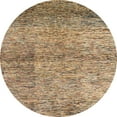 thumbnail image 1 of Ahgly Company Machine Washable Indoor Round Abstract Brown Sugar Brown Area Rugs, 8' Round, 1 of 7