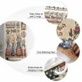 thumbnail image 5 of Small Stall Shower Curtain 48x72 Inch Narrow Half Size Farmhouse 4th of July Bath Curtains Bathroom Decor American Country Star Botanical Waterproof Fabric Shower Curtain Set with Hooks 48 Inch, 5 of 6
