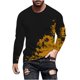 thumbnail image 2 of Blusas y camisas de manga larga y cuello redondo para hombre, camisetas informales con estampado de cuello redondo, blusas de manga corta para hombre, 2 of 5