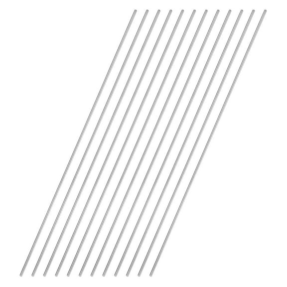 12 Pack 304 Stainless Steel Round Rod 5/64" Diameter 12" Length Solid Rod