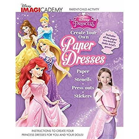 disney imagicademy disney princess create your own paper dresses
