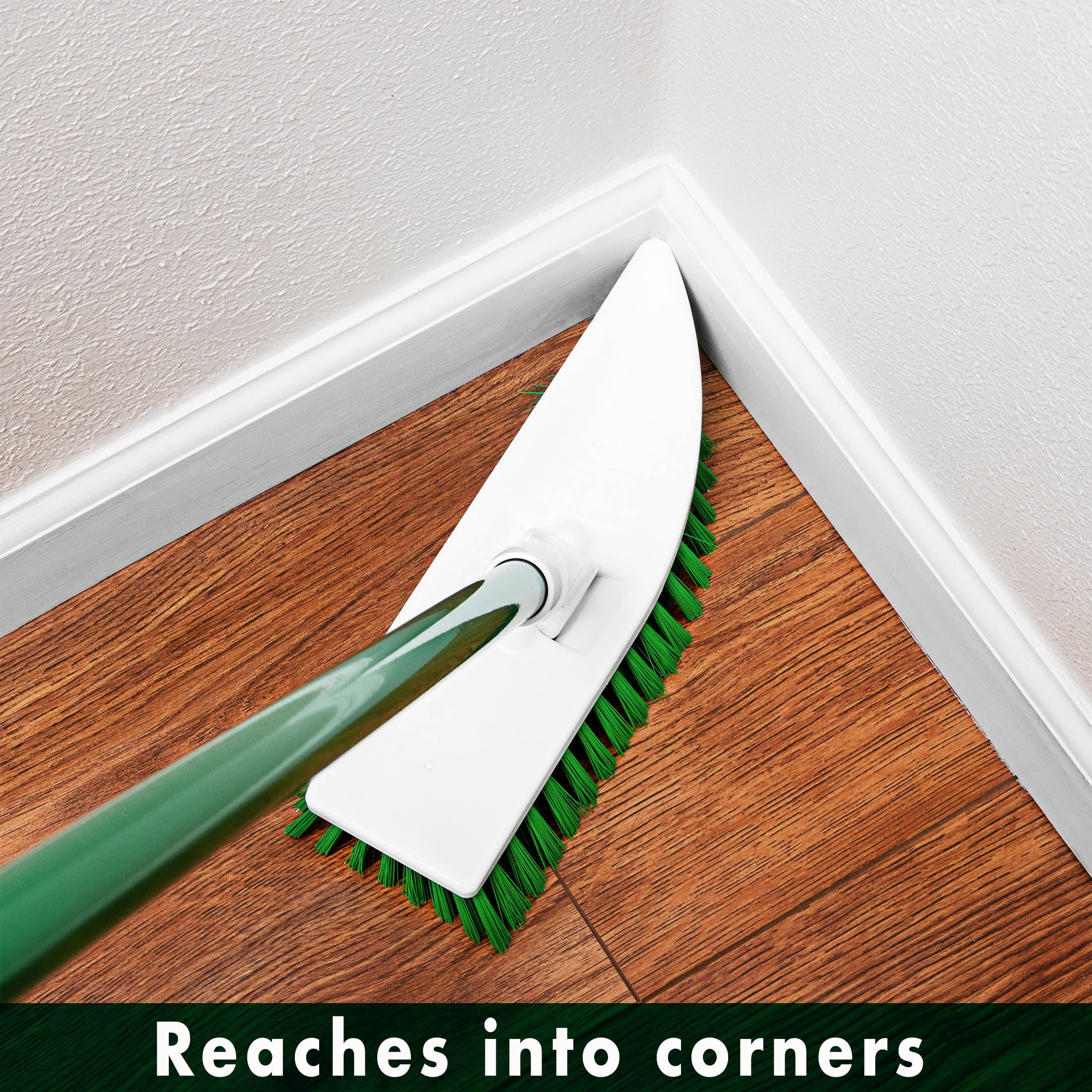 Libman No Knees Floor Scrub Green Steel Handle