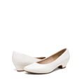 thumbnail image 4 of Zapatos de Tacón para Mujer DREAM PAIRS Blancos Talla 8W Clásicos y Cómodos, 4 of 6