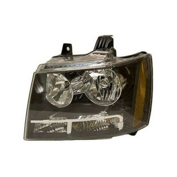 Left Driver Side Headlight Assembly - Compatible with 2007 - 2014 Chevy Tahoe 2008 2009 2010 2011 2012 2013