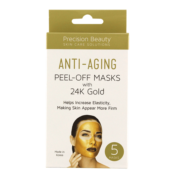 Precision Beauty Anti Aging Peel Of Mask With 24k Gold 5 Mask Walmart Com Walmart Com