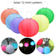 thumbnail image 1 of Lámpara solar colgante para exteriores, de 12 pulgadas, resistente al agua, de 30 cm, para festivales, luces LED tipo jaula, para celebraciones chinas, 1 of 5
