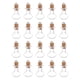 thumbnail image 1 of 20uds Mini Botellas de Vidrio Unique Bargains con Corcho Tapones Jarrón Forma Pequeño, 1 of 6