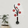 thumbnail image 4 of Farcauo Home Wall Decor 3d Flower Art Wall Decor Wall Stickers & Murals 3d Wall Sticker Wall Decor for Living Room Hallway Wall Decal Red Wall Decor Mirror for Wall Wall Design 3d Art Wall Decor, 4 of 7
