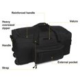 124L Large Capacity Tactical Duffel Bag Rolling Luggage for HeavyDuty