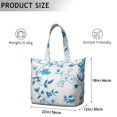 thumbnail image 5 of Flower Women's Large Weekend Travel Bag Moving Canvas Handbag Thick Double Layer Beach Weekend Travel Unisex Hospital Maternity Delivery with Toiletry Waterproof, 5 of 5