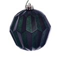 thumbnail image 1 of Vickerman MC190874D 5 in. Midnight Green Glitter Diamond Ornament - 3 per Bag, 1 of 1