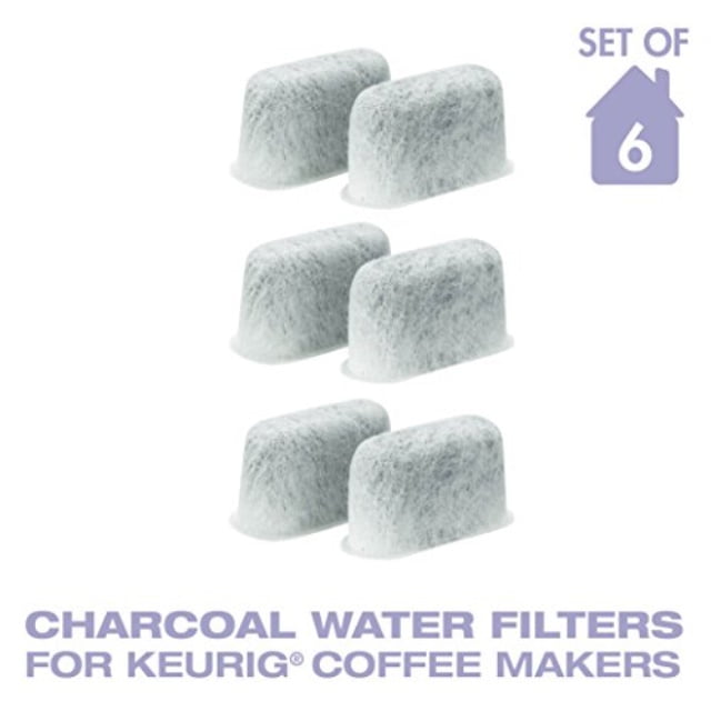 Charcoal Water Filters, Replaces Keurig 05073 6 Pieces (One Year